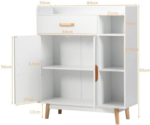 Minimalistic and Sleek Wooden Bookcase with Moveable Shelves and Sleek Finish