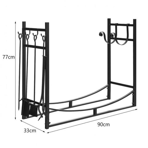 36" Wood Stacker Stand with Kindle Holders