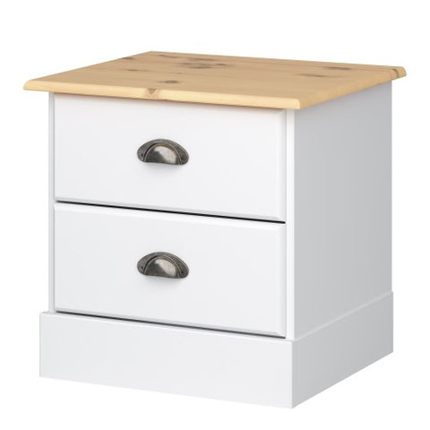 Sarno Bedside Table with 2 Drawers
