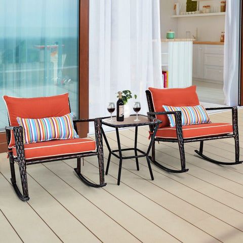 Millennium Garden Bistro Table and Chairs Set in Gray