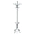 Elegant Classic Style Coat Rack with 12 Hooks and Umbrella Holder In Black