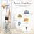 Elegant Classic Style Coat Rack with 12 Hooks and Umbrella Holder In Black