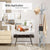 Elegant Classic Style Coat Rack with 12 Hooks and Umbrella Holder In Black