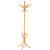 Elegant Classic Style Coat Rack with 12 Hooks and Umbrella Holder In Black
