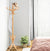 Elegant Classic Style Coat Rack with 12 Hooks and Umbrella Holder In Black