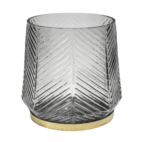 Luxurious Candle Holder with Elegant Embossed Design