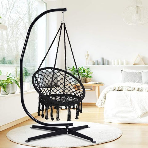 Fairy Hanging Swing Chair with Metal Rings