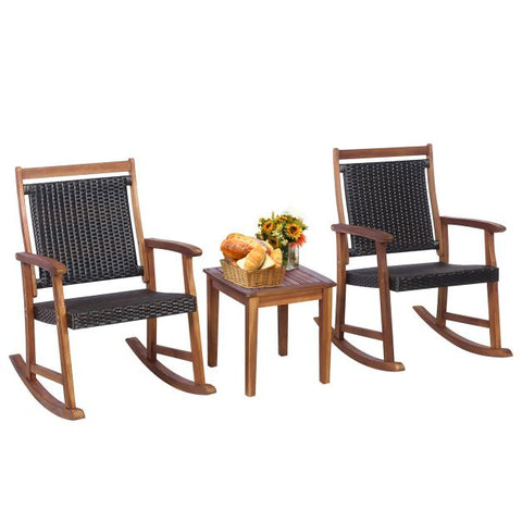 Millennium Outdoor Rocking Chair and Table Set