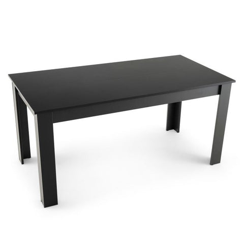Practical Dining Table with Capacity of 6-8 People in Black