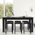Practical Dining Table with Capacity of 6-8 People in Black