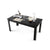 Practical Dining Table with Capacity of 6-8 People in Black