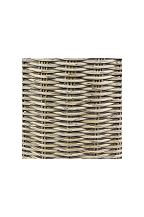 Natural Style Versatile Polyrattan Planter with Basket Shell