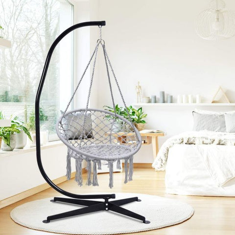 Fairy Hanging Swing Chair with Metal Rings