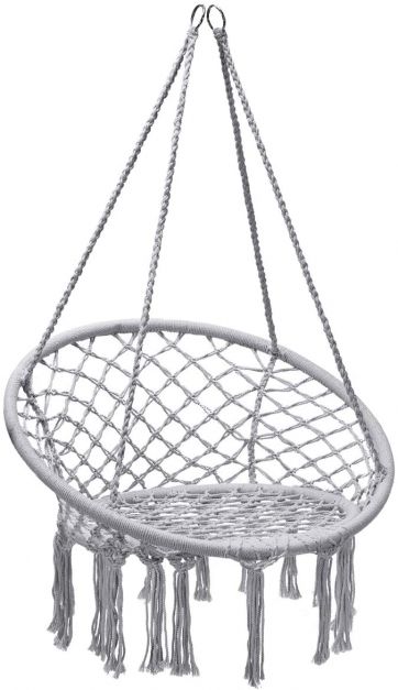 Fairy Hanging Swing Chair with Metal Rings