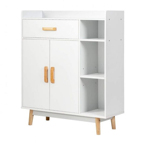 Minimalistic and Sleek Wooden Bookcase with Moveable Shelves and Sleek Finish
