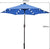 Dynamo 3m Solar Powered Outdoor Umbrella with LED Lights and Crank