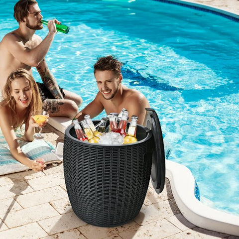 Patio 45L Cool Box with Table Top and Lid