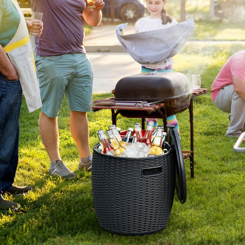 Patio 45L Cool Box with Table Top and Lid