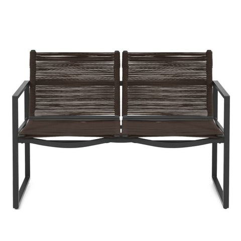 Garden Dining Set with Steel Frame and Ergonomical Design