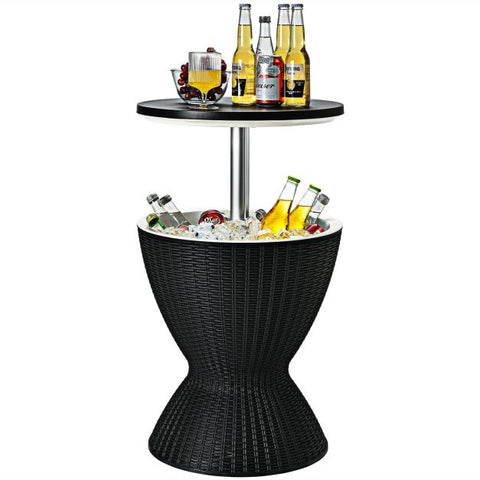 Patio 30L Cool Box with Table Top and Pop Up Lid