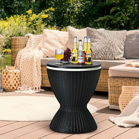 Patio 30L Cool Box with Table Top and Pop Up Lid