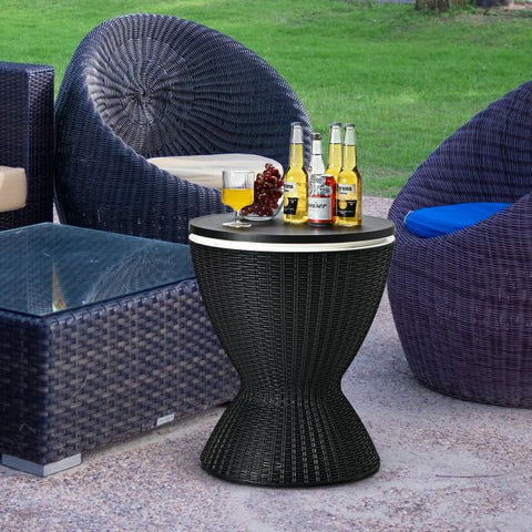 Patio 30L Cool Box with Table Top and Pop Up Lid