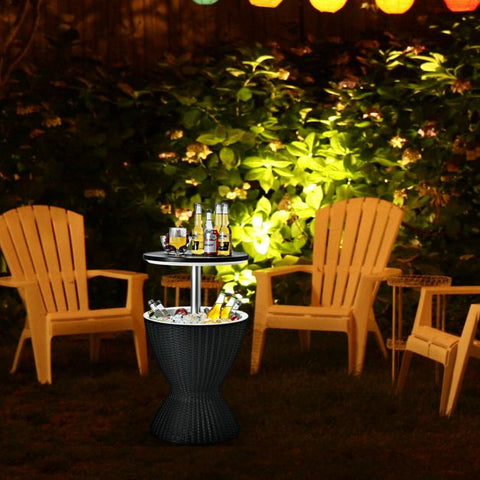 Patio 30L Cool Box with Table Top and Pop Up Lid