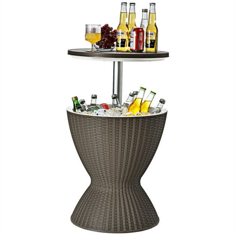 Patio 30L Cool Box with Table Top and Pop Up Lid