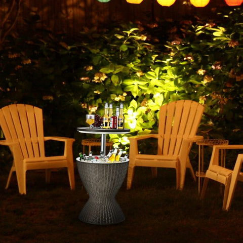 Patio 30L Cool Box with Table Top and Pop Up Lid