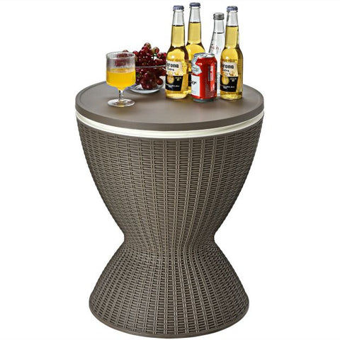 Patio 30L Cool Box with Table Top and Pop Up Lid