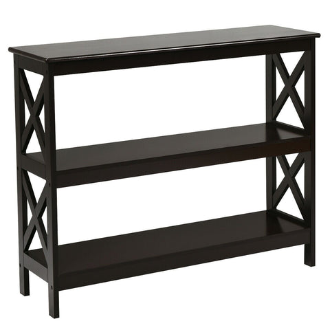 Modern Multifunctional Entryway Console Table with Industrial Design