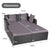 Spacious Garden Daybed Furniture Set with soft Cushions in White
