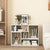 Minimalist 2 Piece TV Stand with Modular and Spacious Design