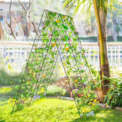 Garden Planting Helper Trellis Set in Green