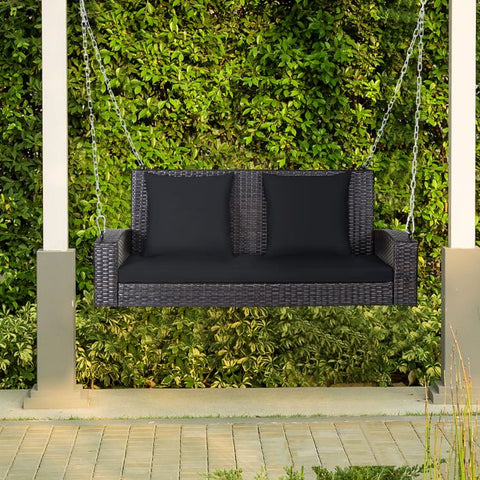 Wide and Comfortable Garden Swing with Removable Cushions