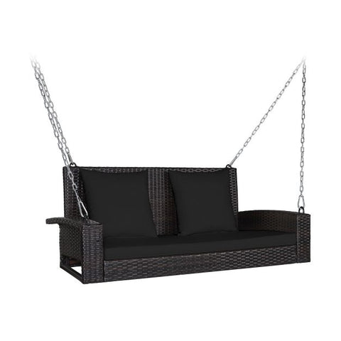 Wide and Comfortable Garden Swing with Removable Cushions