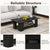 Stylish and Versatile 2-Tier Coffee Table with Minimalistic Style