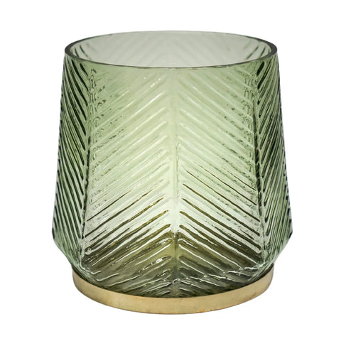Luxurious Candle Holder with Elegant Embossed Design