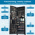 Original Standing Jewellery Mirror with Storage and Lock