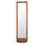 Versatile Freestanding Coat Stand with Full Length Mirror and 360° Rotating Base