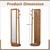 Versatile Freestanding Coat Stand with Full Length Mirror and 360° Rotating Base