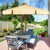 Patio 300CM Table Umbrella with Adjustable Angle and Height Feature