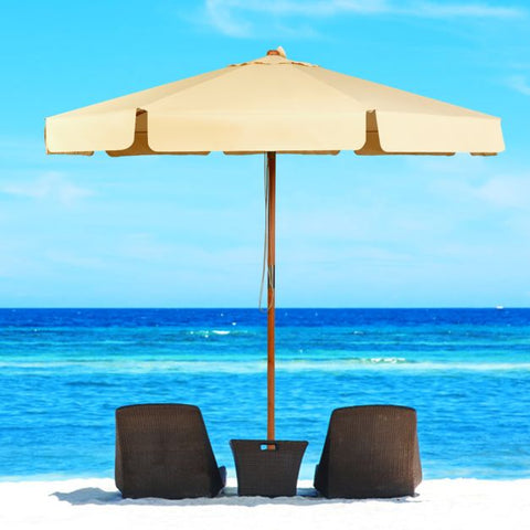 Patio 300CM Table Umbrella with Adjustable Angle and Height Feature