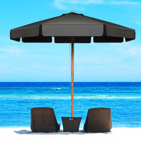 Patio 300CM Table Umbrella with Adjustable Angle and Height Feature