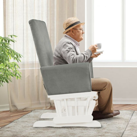 French Inspire Armchair with High Backrest and Footstool