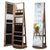 360 Degree Standing Jewellery Mirror with Inside and Outside Storages, Internal Mirror with LED