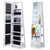 360 Degree Standing Jewellery Mirror with Inside and Outside Storages, Internal Mirror with LED