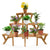 Garden Wooden Multi-Function Corner Plant Pot Stand
