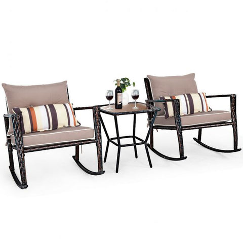 Millennium Garden Bistro Table and Chairs Set in Gray