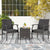 Outdoor Wicker Chair Set with soft Cushions and Rattan Material